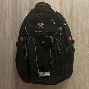 High Sierra Men's Black Backpack